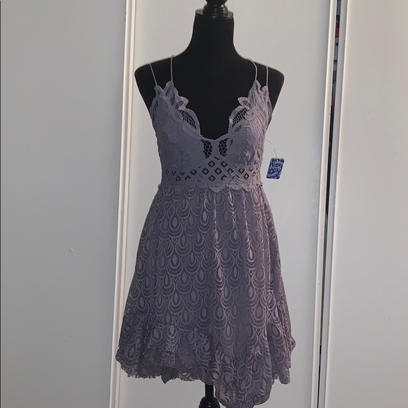 Free People Adella Burnout Slip slate color - Picture 2 of 6